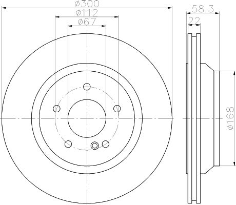 Disque de frein PRO (à l'unité)
