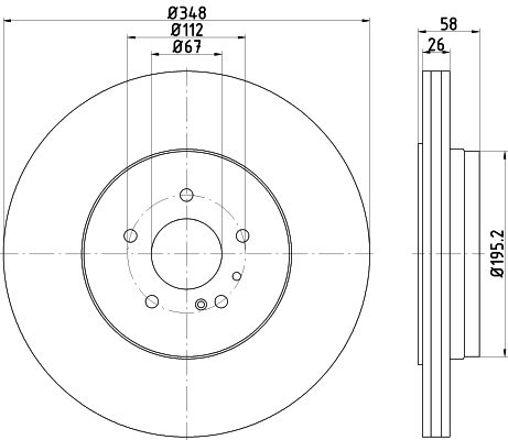 Disque de frein PRO (à l'unité)