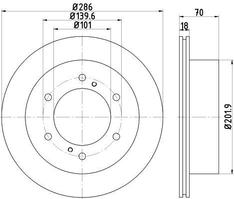 Disque de frein PRO (à l'unité)