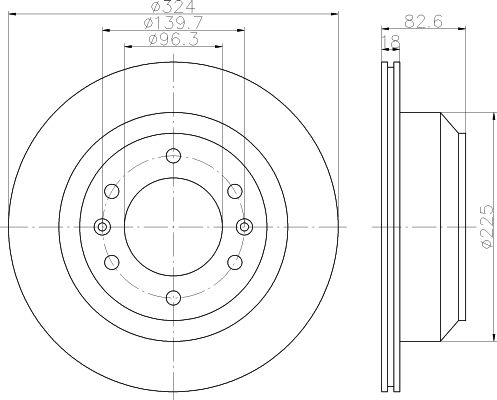 Disque de frein (à l'unité)