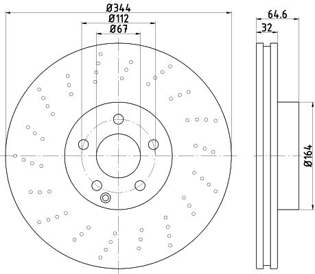 Disque de frein PRO (à l'unité)