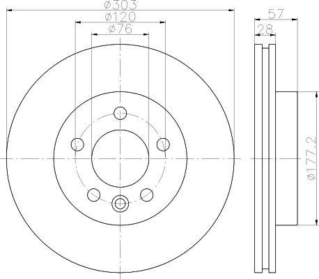 Disque de frein PRO (à l'unité)