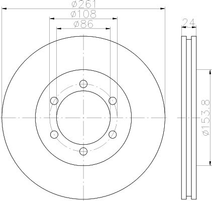 Disque de frein (à l'unité)