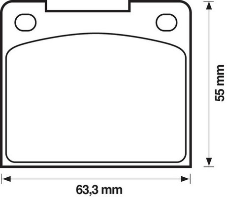 Kit de plaquettes de frein, frein à disque