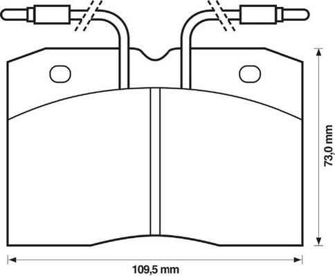 Kit de plaquettes de frein, frein à disque