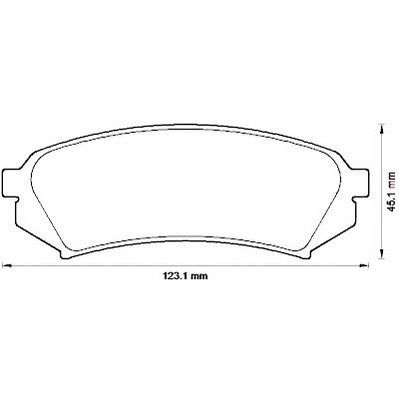 Kit de plaquettes de frein, frein à disque