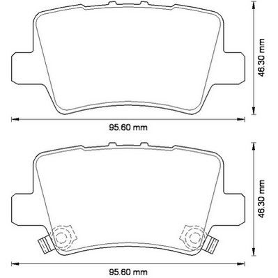 Kit de plaquettes de frein, frein à disque