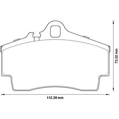 Kit de plaquettes de frein, frein à disque