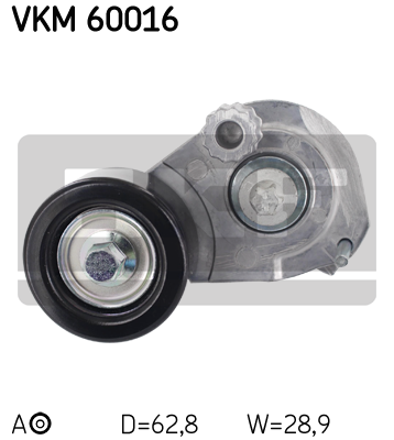 Galet Tendeur Courroie INA 534 0147 10 - Compatible Opel, Chevrolet, Vauxhall