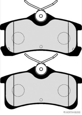 Kit de plaquettes de frein, frein à disque -CAF