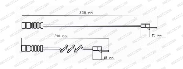Contact d'avertissement, usure des plaquettes de frein PREMIER