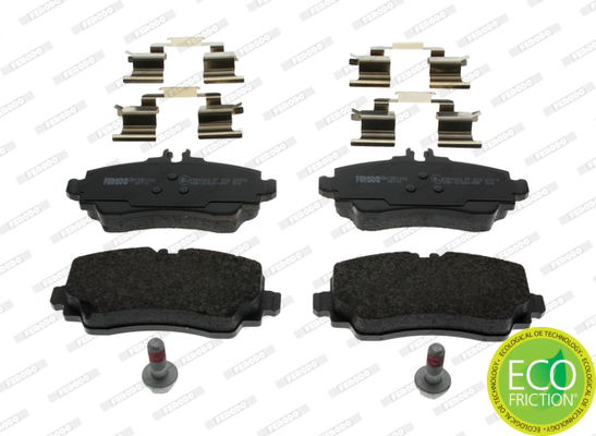 Kit de plaquettes de frein, frein à disque PREMIER ECO FRICTION