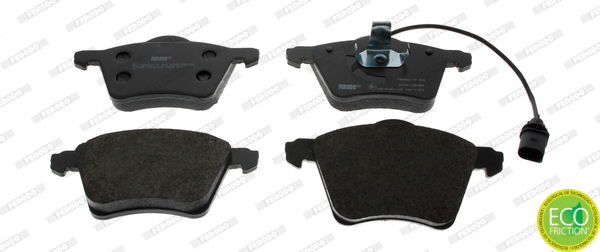 Kit de plaquettes de frein, frein à disque PREMIER ECO FRICTION