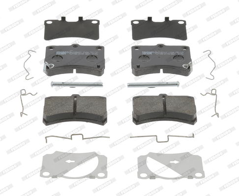Kit de plaquettes de frein, frein à disque PREMIER ECO FRICTION