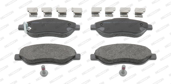 Kit de plaquettes de frein, frein à disque PREMIER ECO FRICTION