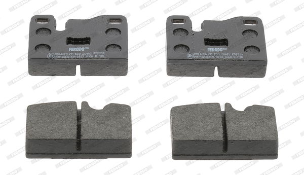 Kit de plaquettes de frein, frein à disque PREMIER ECO FRICTION
