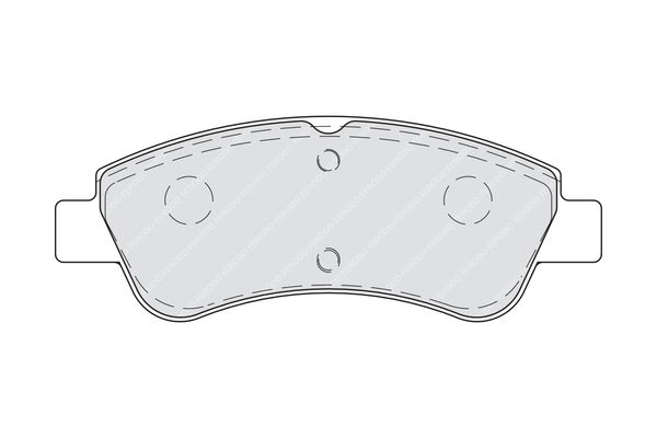 Kit de plaquettes de frein, frein à disque PREMIER ECO FRICTION