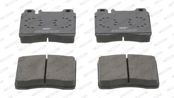 Kit de plaquettes de frein, frein à disque PREMIER ECO FRICTION