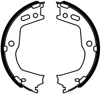 Jeu de mâchoires de frein, frein de stationnement PREMIER