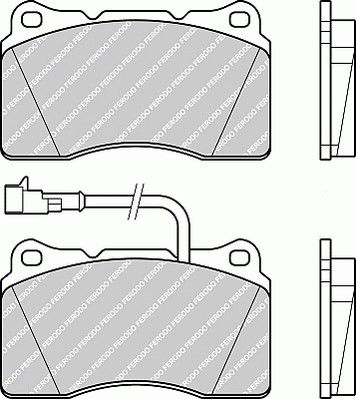 Kit de plaquettes de frein, frein à disque PREMIER