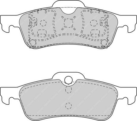 Kit de plaquettes de frein, frein à disque PREMIER