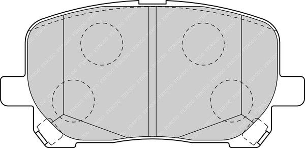 Kit de plaquettes de frein, frein à disque PREMIER