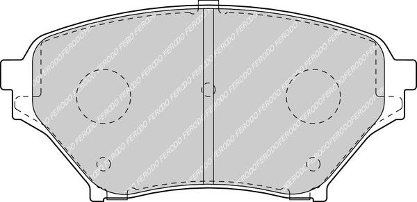Kit de plaquettes de frein, frein à disque PREMIER