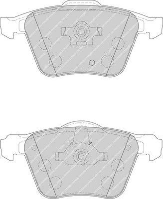 Kit de plaquettes de frein, frein à disque PREMIER