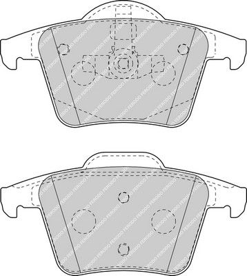 Kit de plaquettes de frein, frein à disque PREMIER