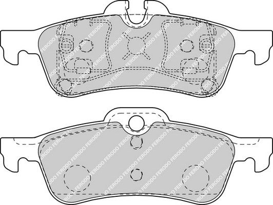 Kit de plaquettes de frein, frein à disque PREMIER