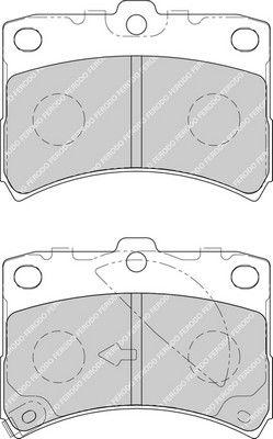 Kit de plaquettes de frein, frein à disque PREMIER