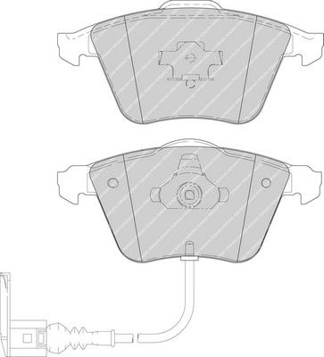 Kit de plaquettes de frein, frein à disque PREMIER