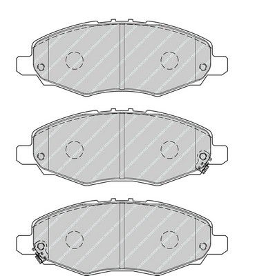 Kit de plaquettes de frein, frein à disque PREMIER