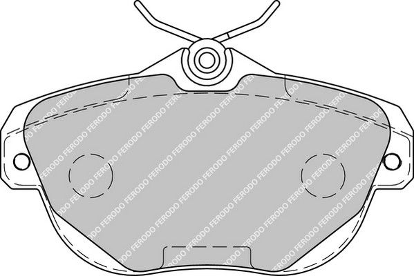 Kit de plaquettes de frein, frein à disque PREMIER
