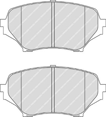Kit de plaquettes de frein, frein à disque PREMIER