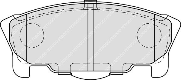 Kit de plaquettes de frein, frein à disque PREMIER