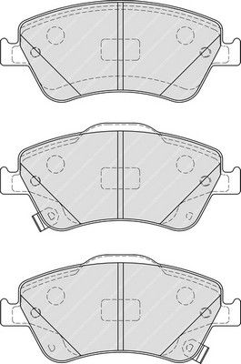 Kit de plaquettes de frein, frein à disque PREMIER