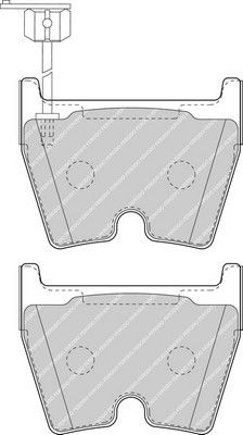 Kit de plaquettes de frein, frein à disque PREMIER