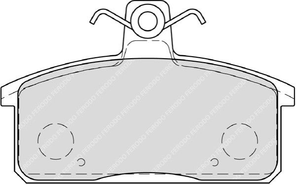 Kit de plaquettes de frein, frein à disque PREMIER