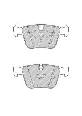 Kit de plaquettes de frein, frein à disque PREMIER