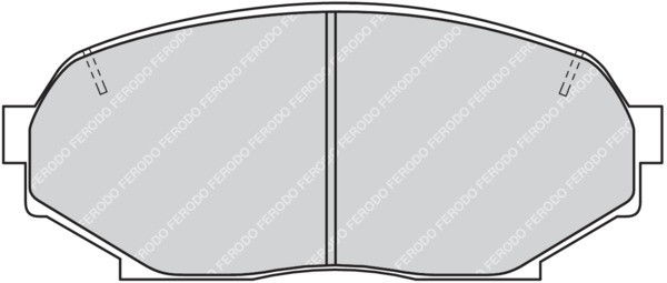 Kit de plaquettes de frein, frein à disque PREMIER