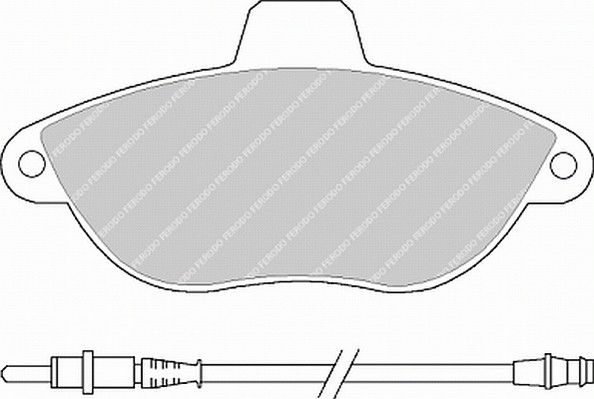 Kit de plaquettes de frein, frein à disque PREMIER