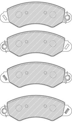 Kit de plaquettes de frein, frein à disque PREMIER