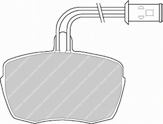 Kit de plaquettes de frein, frein à disque PREMIER