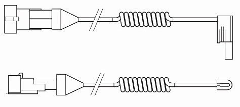 Contact d'avertissement, usure des plaquettes de frein PREMIER
