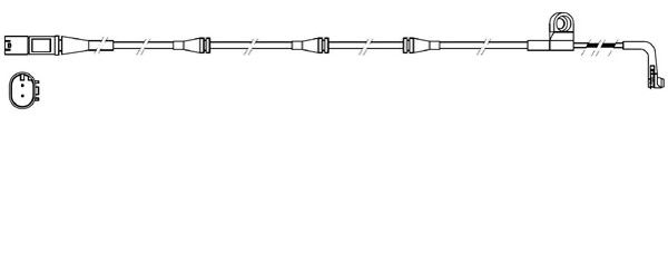Contact d'avertissement, usure des plaquettes de frein PREMIER
