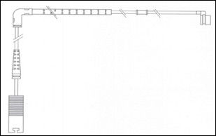 Contact d'avertissement, usure des plaquettes de frein PREMIER