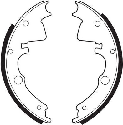 Jeu de mâchoires de frein PREMIER