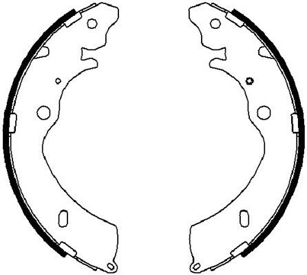 Jeu de mâchoires de frein PREMIER