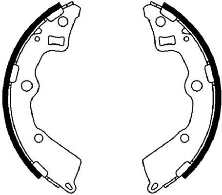 Jeu de mâchoires de frein PREMIER